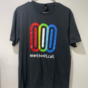 District Black Short Sleeve Tee with Graphic Design